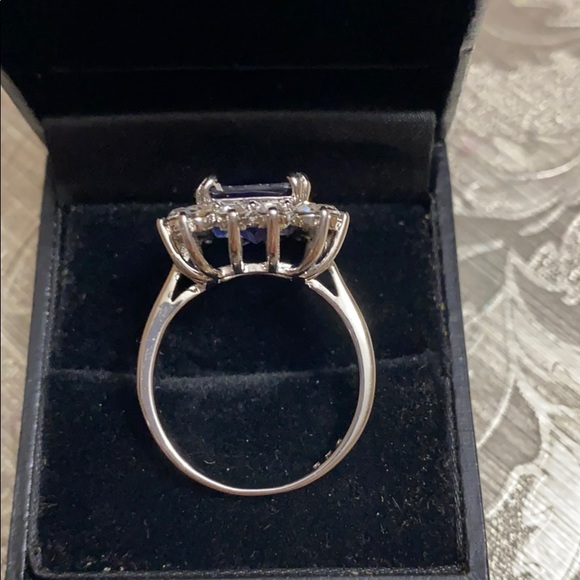Silver Sapphire ring - Picture 4 of 6